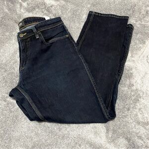 DU/ER L2X straight leg dark wash men’s jeans